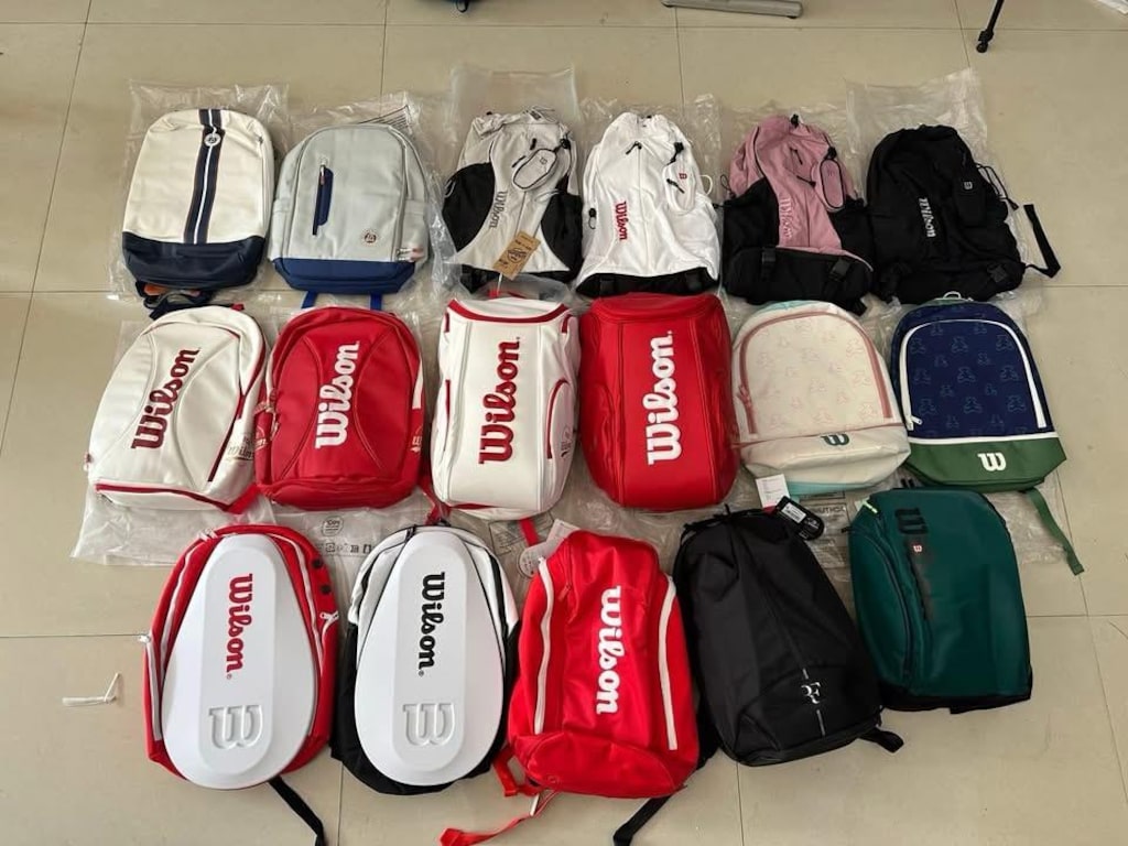 Wilson Beyaz 2’li tenis , limited Çanta - 6