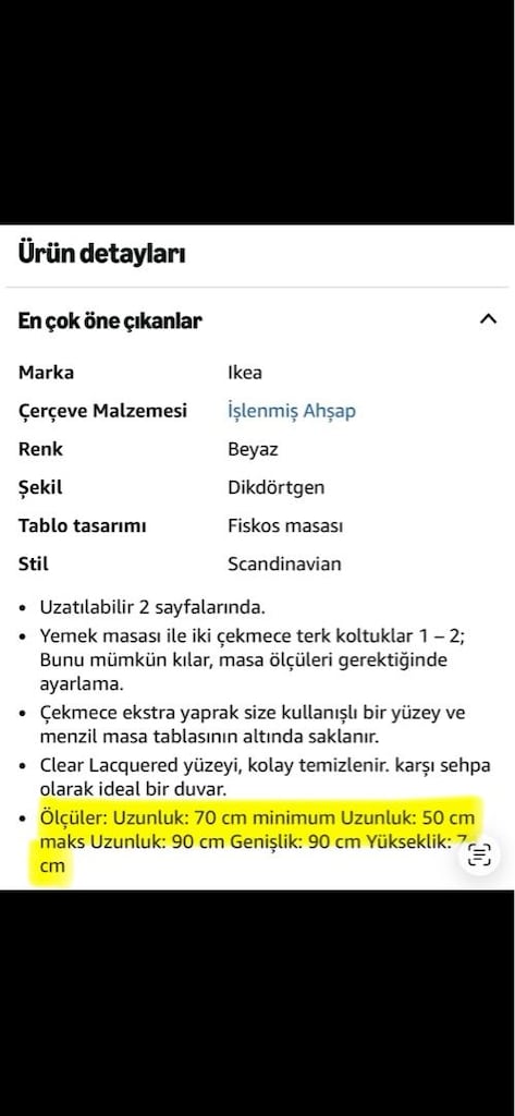 CAMLI İKEA MASASI - 4