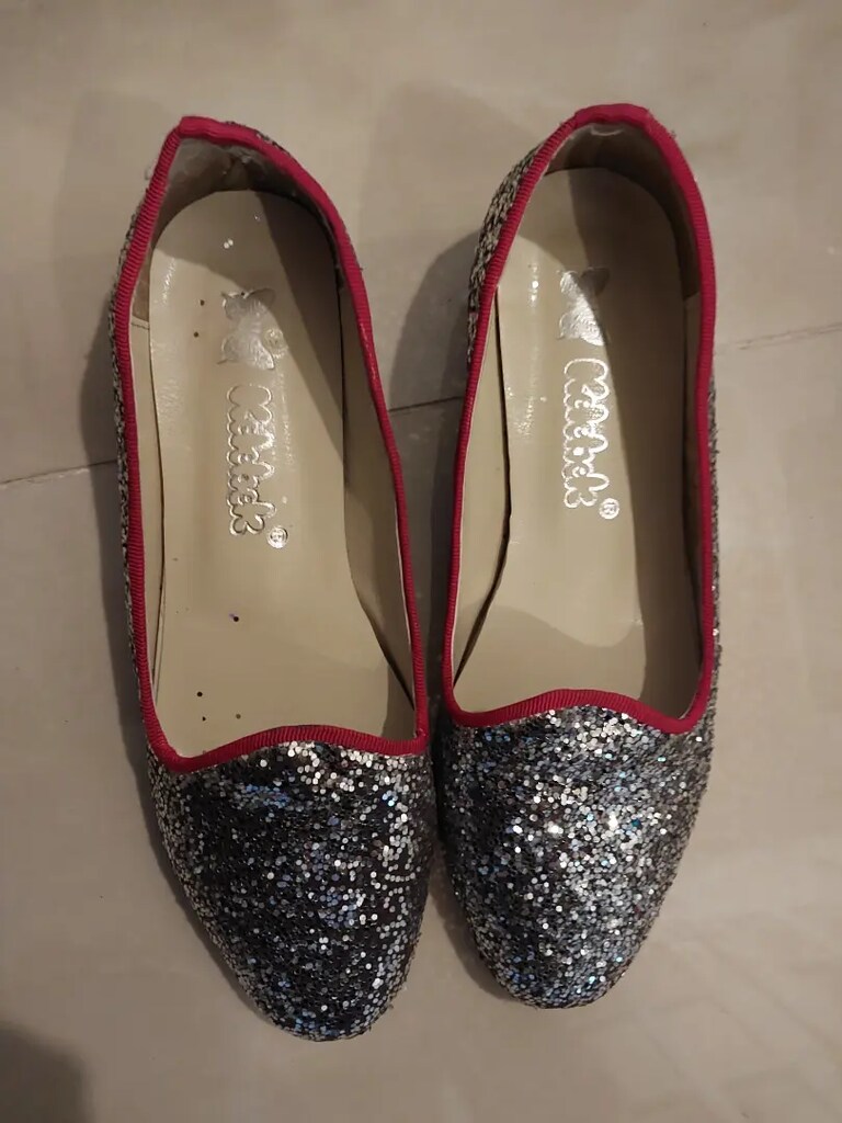 Parlak simli 36 numara Babet geline nişana uygun