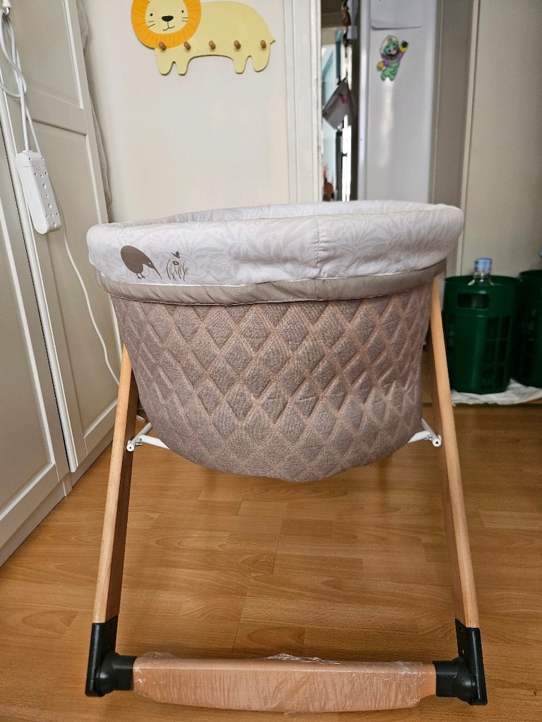 Kiwi Sleeper Reflü Ayarlı Park Yatak Tekerlekli Katlanır Ahşap Beşik - 6