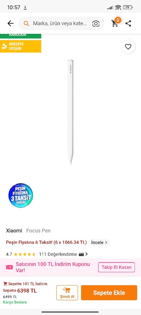5 Aylık Xiaomi Pad 7 + Focus Pen Pro + 45W Şarj & Kılıf Eksiksiz Set - 10