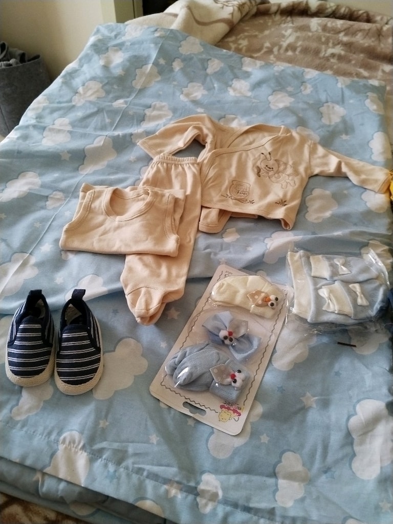 yorgan ayakkabı şapka takım tüm set - 2