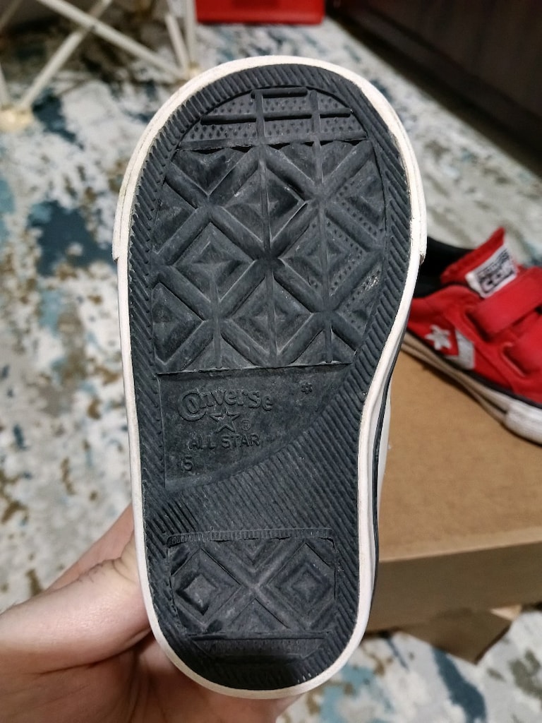 Kırmızı Converse Bebek Spor Ayakkabı - 5