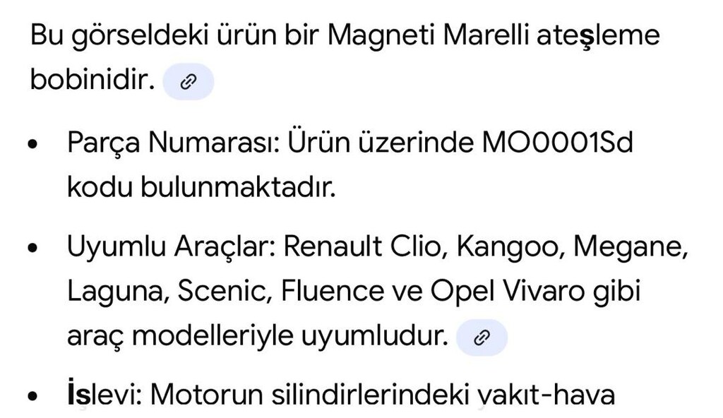 ranault magnellı atesleme bobini sıfır - 3