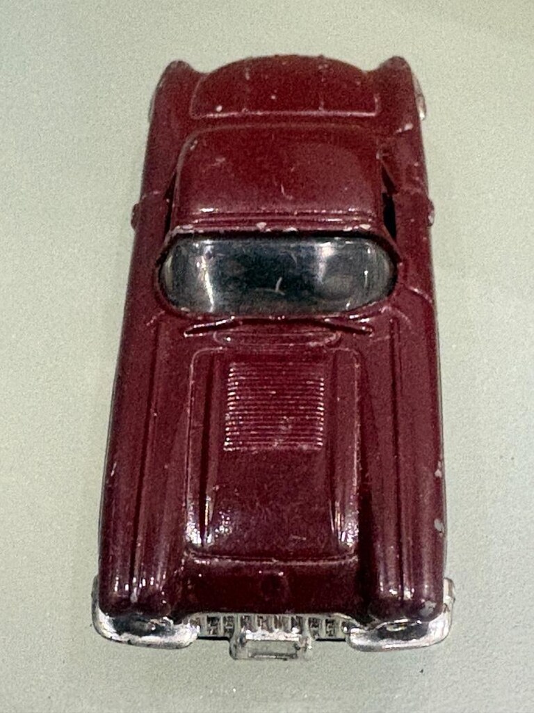 Majorette 1958 Chevrolet Corvette - Bordo/Beyaz - 5