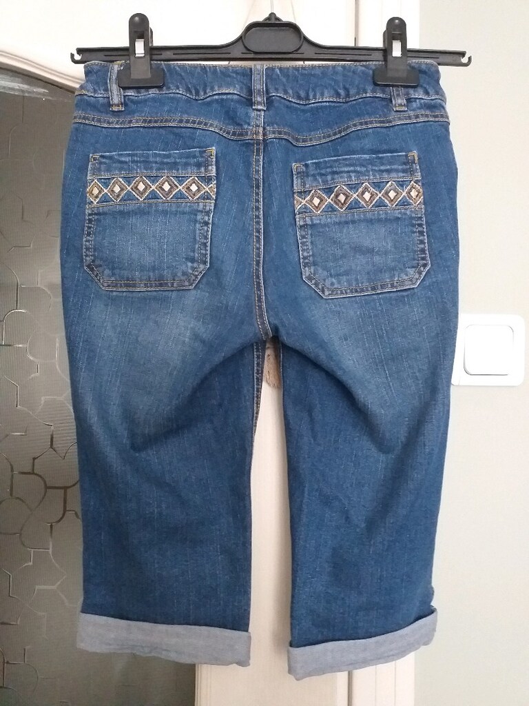 LCW kız çocuk kapri kot pantolon - 3