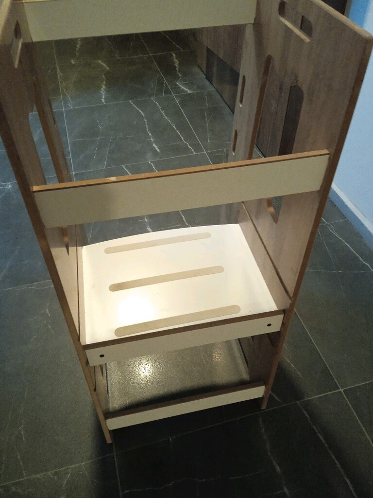 Ahşap montessori öğrenme kulesi - 5