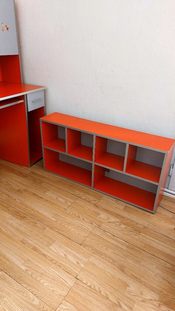 bilgisayar ders çalışma masası kitaplık ve kitaplığı - 3