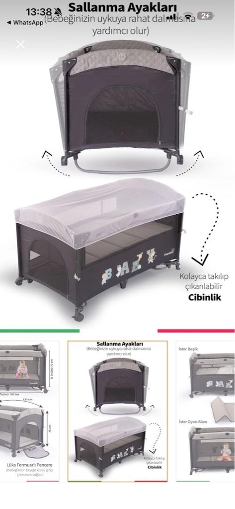 PREGO PREMIUM ANNE YANI OYUN PARKI (YATAK HEDİYELİ) - 7