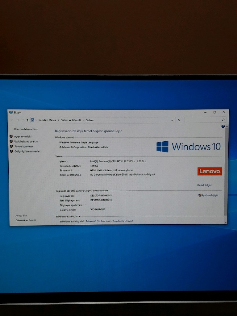 LENOVO KASASIZ BİLGİSAYAR PC - 3