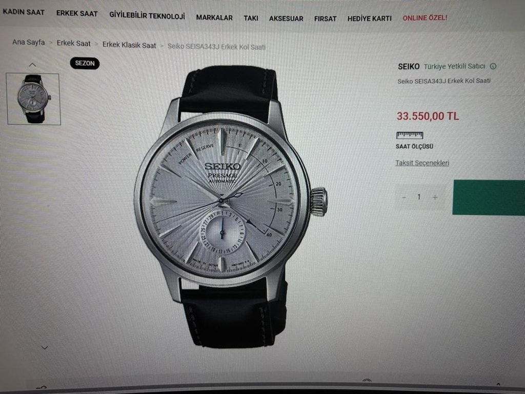 Seiko SEISA343J Erkek Kol Saati Classic - 2