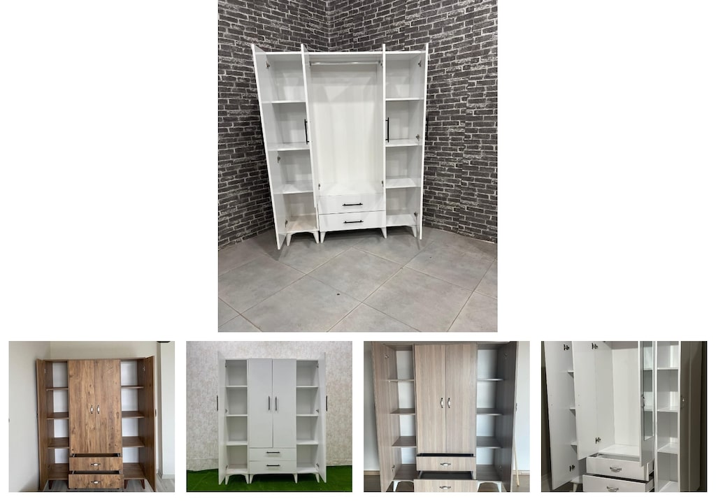 4 kapaklı elbise dolabı acgjbbbsud - 2