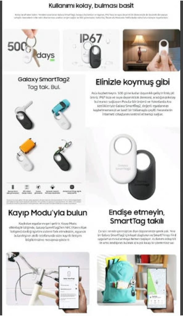 Samsung Smarttag 2 Akıllı Takip Cihazı - 8