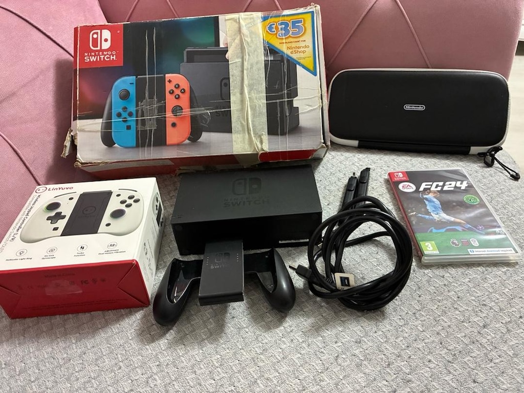 Nintendo Switch V1 tüm kutu ve aksesuarlarıyla oyun konsolu, 128gb - 5