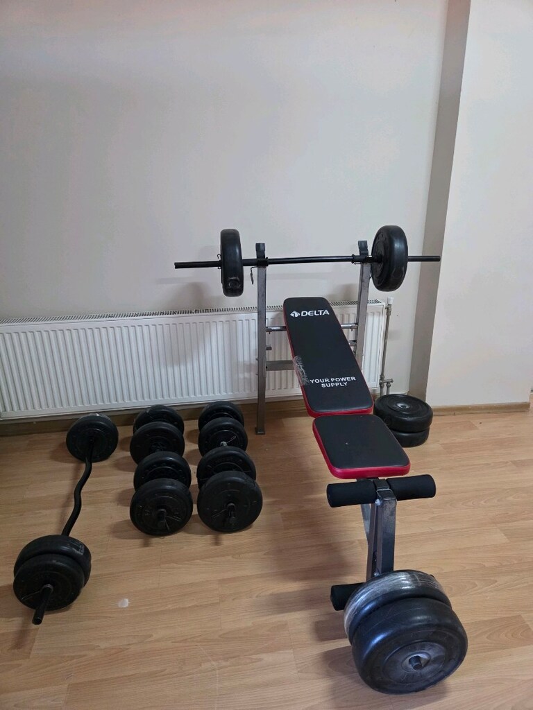Delta dambıl set 120 kilo - 5