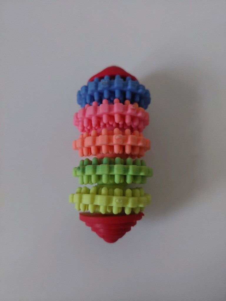 Renkli hareketli diş kaşıma oyuncağı - 3