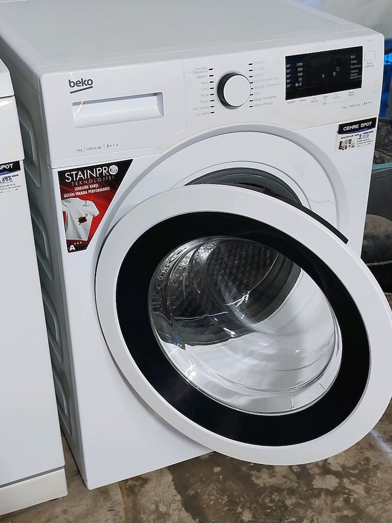 BEKO 9 KG ÇAMAŞIR MAKİNESİ İZMİR İÇİ 3 AY GARANTİMİZ VARDIR - 9
