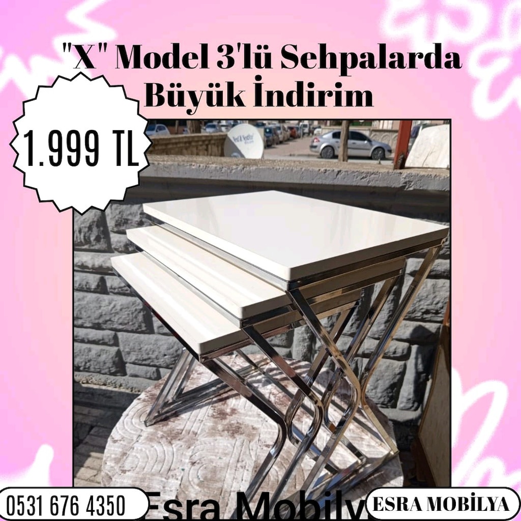 Zigon Sehpa Modellermiz Nakite Özel Fiyat Sadece - 4