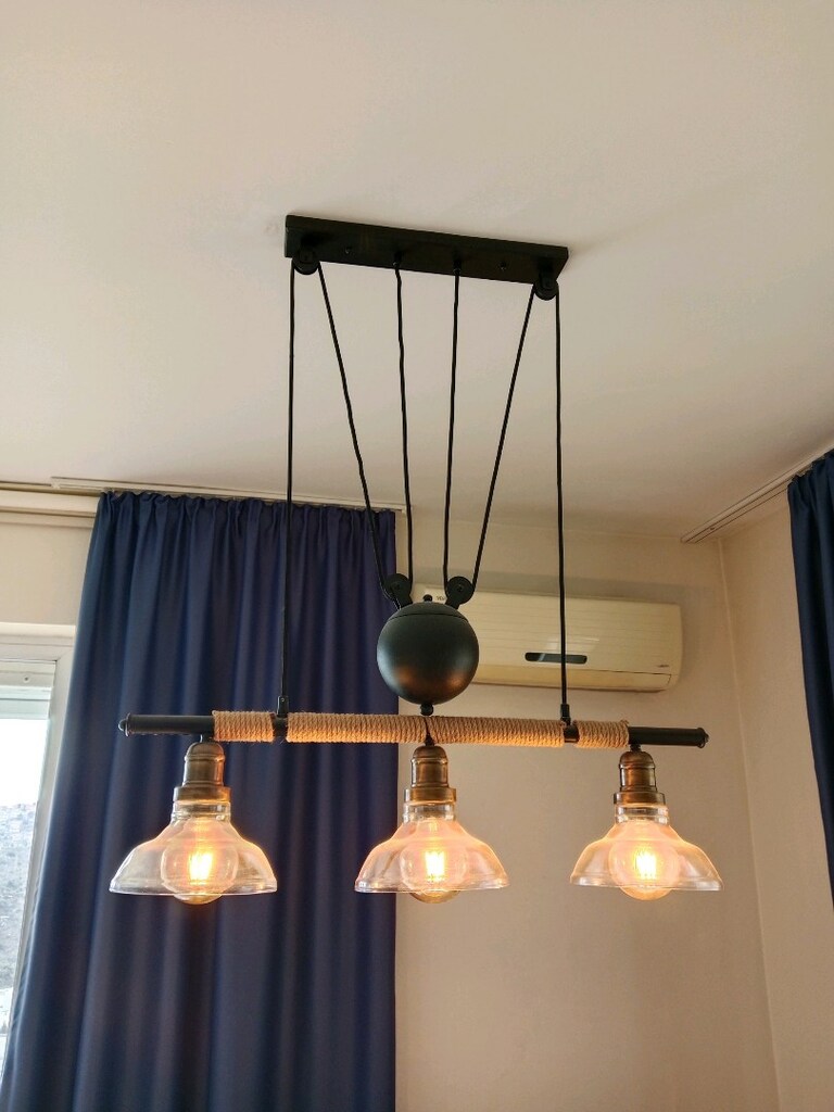 Özel led ampullü 2 tane avize - 2