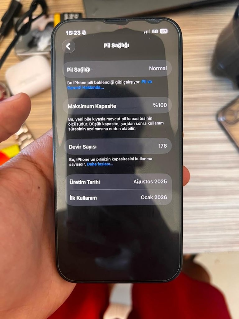 6 aylık temiz iphone 16e 128GB - 7