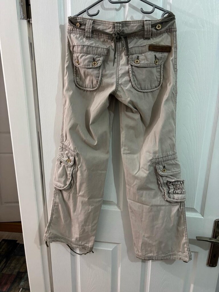 Dsquared2 Vintage Kadın Kargo Pantolon S Beden - 5