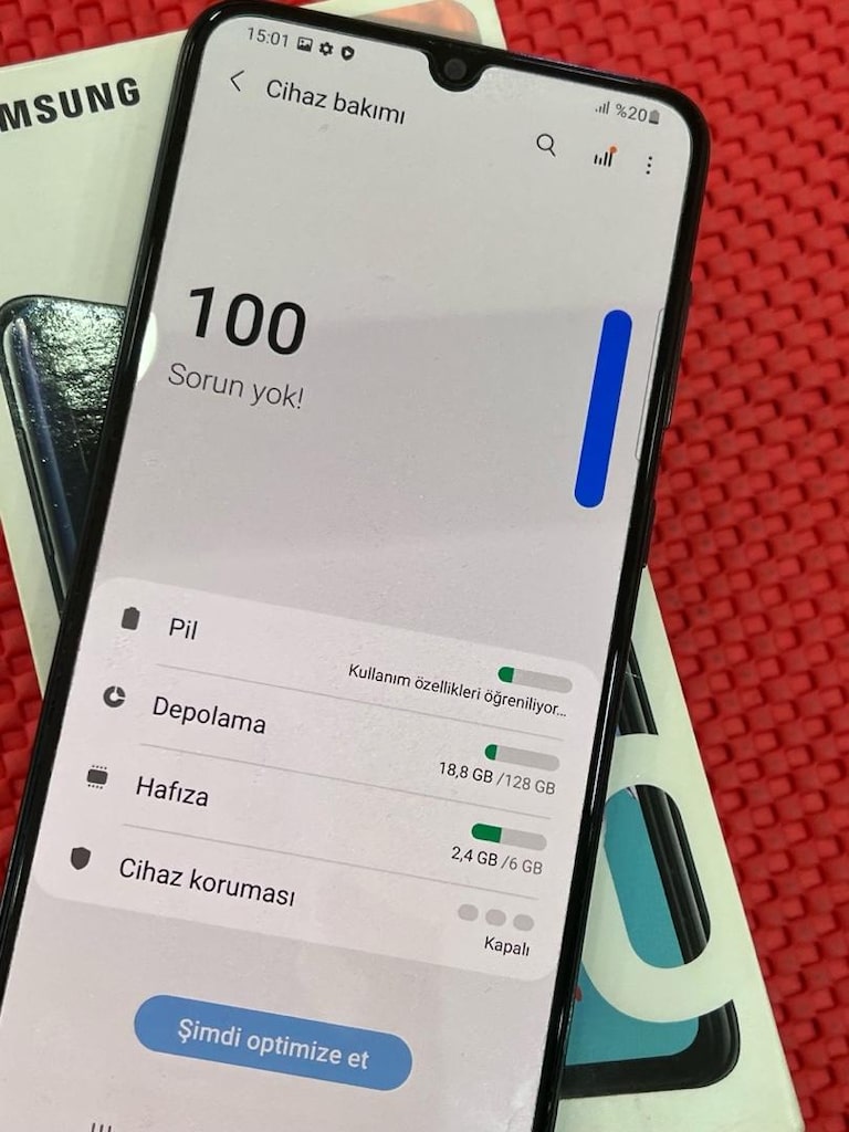SAMSUNG A70 128/6 GB TE TAMAMEN ORJINAL HATASIZ SORUNSUZ 2.EL - 6