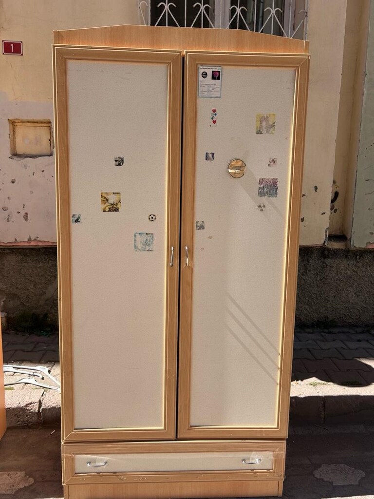 2’Kapaklı Elbise Dolabı Şifonyer 4’Çekmeceli - 2