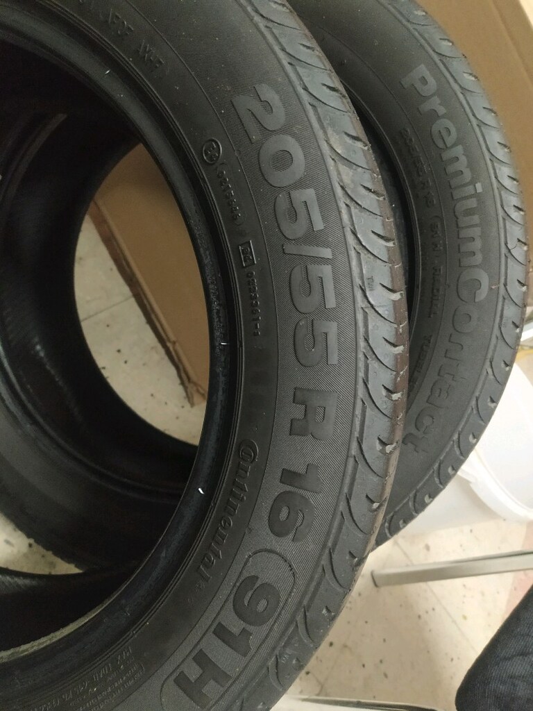 16 jant Continental yazlık lastik - 2