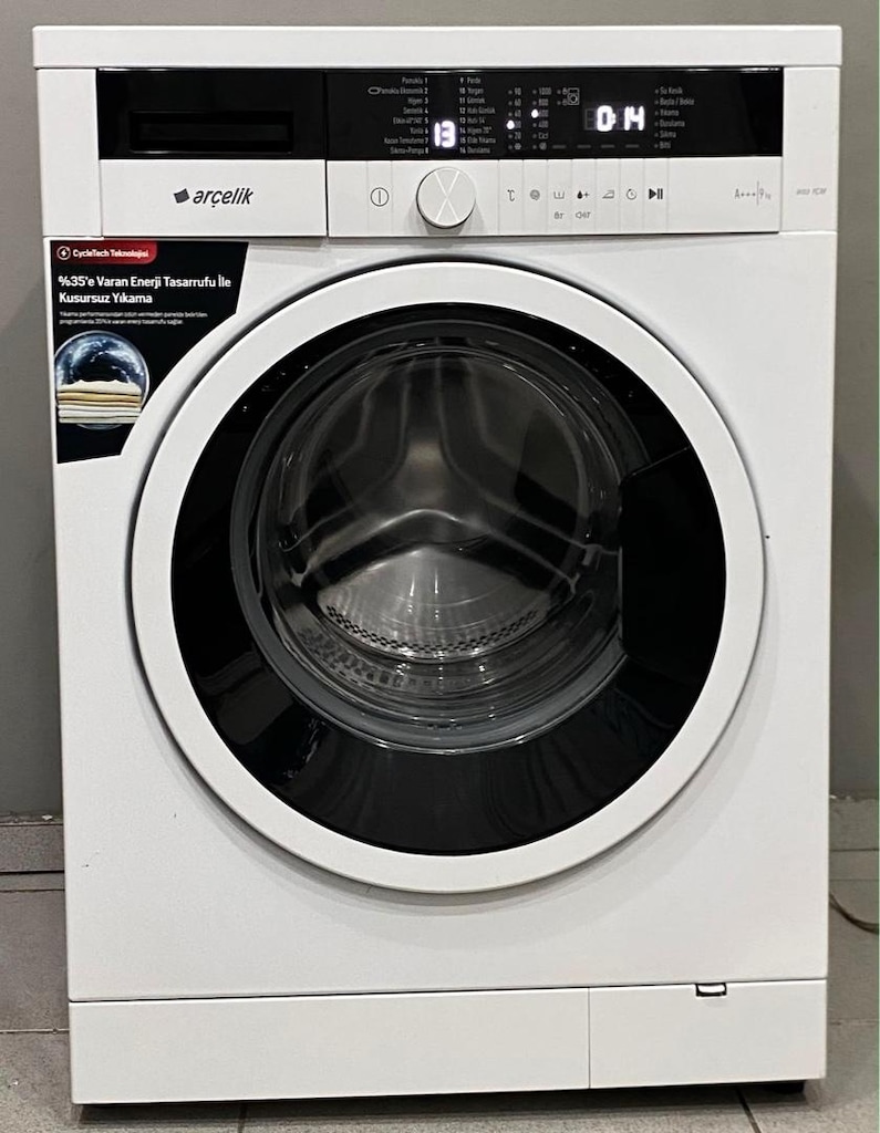 ARÇELİK 9 KG A+++ PİANO MODEL ÇAMAŞIR MAKİNESİ HEMEN TESLİM - 4