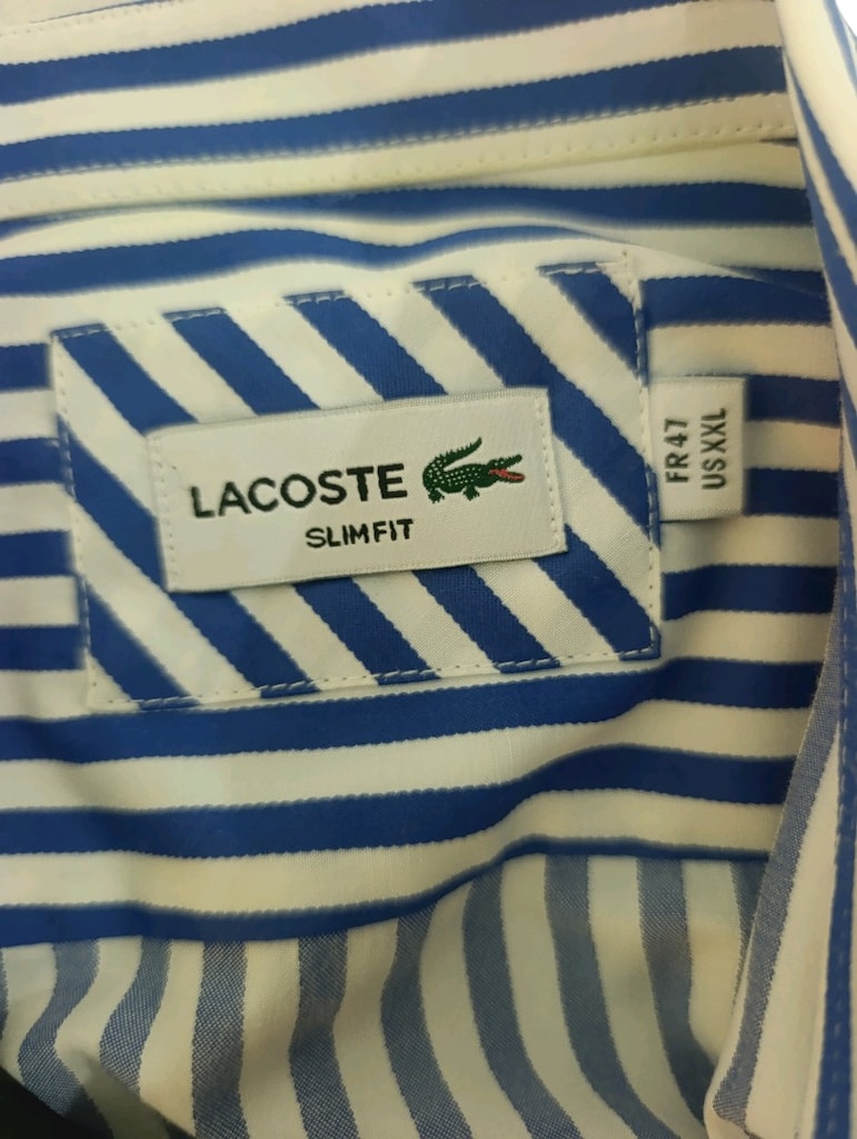 Lacoste Lacivert Çizgili Gömlek - 18