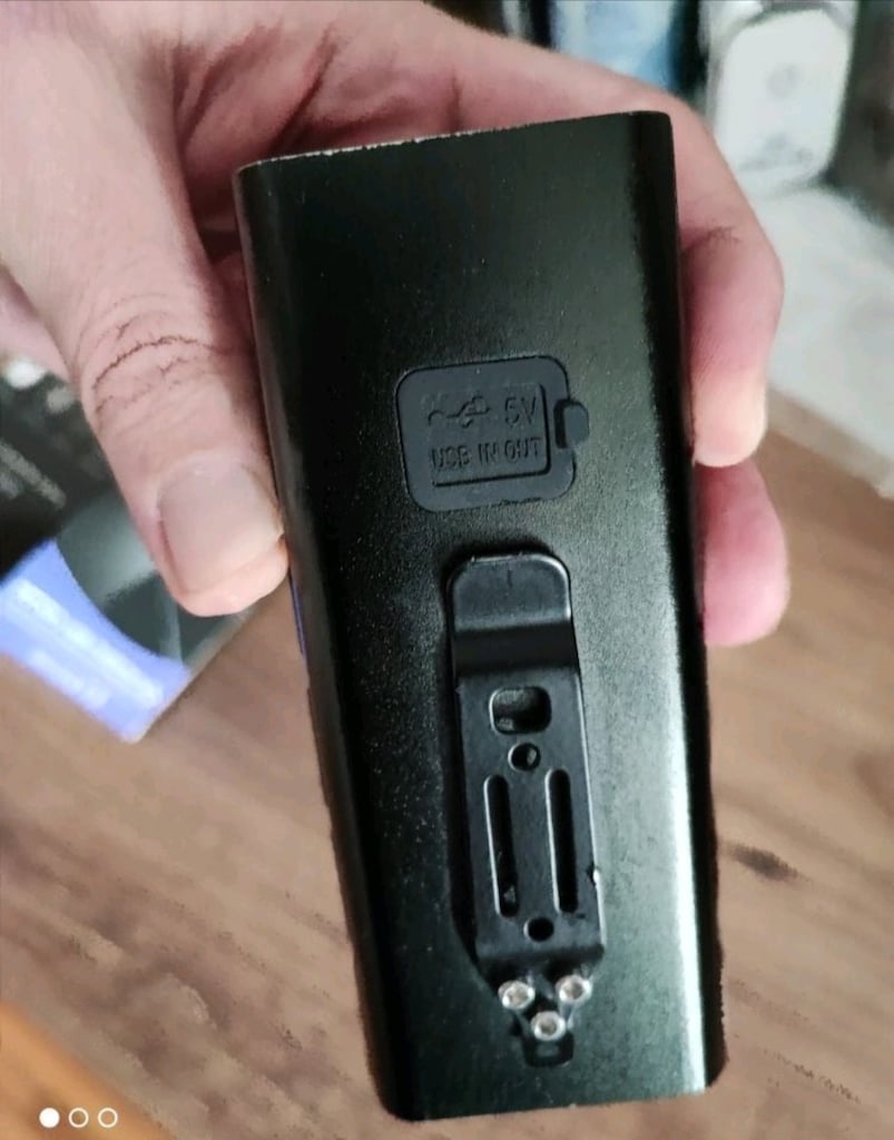 PROFESYONEL BİSİKLET FARI 10.000 mah kemer klipsli 3 foksiyon uzun kıs - 5
