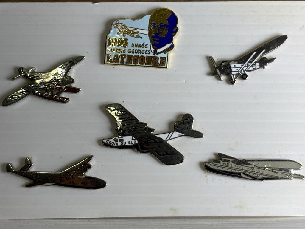 NADİR - 1993 Pierre-Georges Latécoère Sınırlı Üretim Havacılık Pin Set - 5