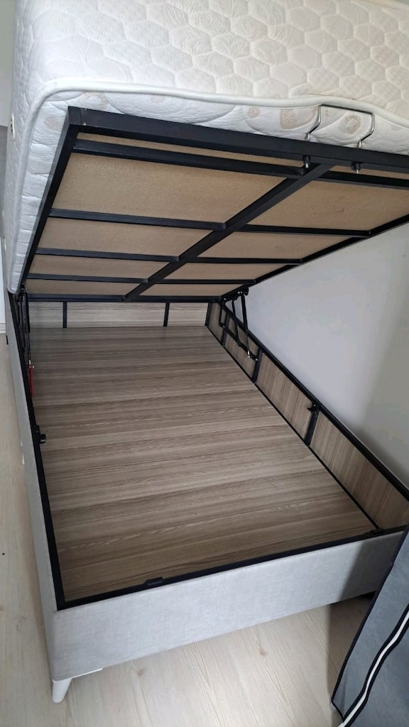Gri 1.5 Kişilik Yatak - 2