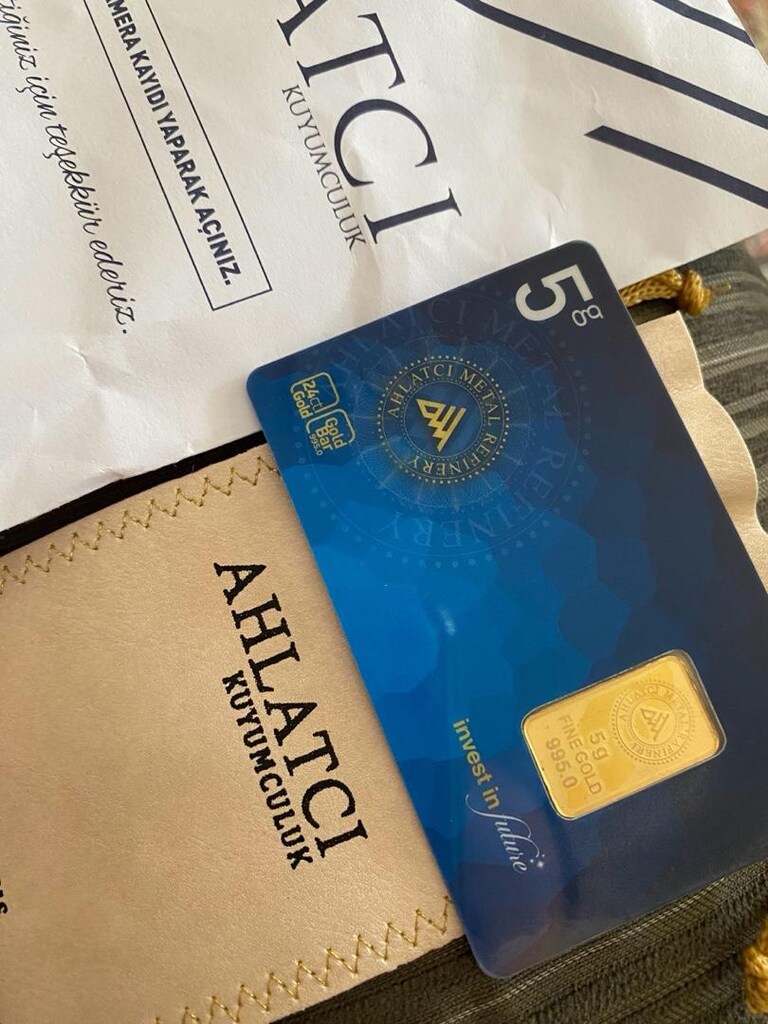 5 gram 24 ayar fatura fiş mevcut - 2
