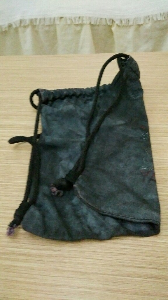 Füme renk kumaş sırt çantası - 7