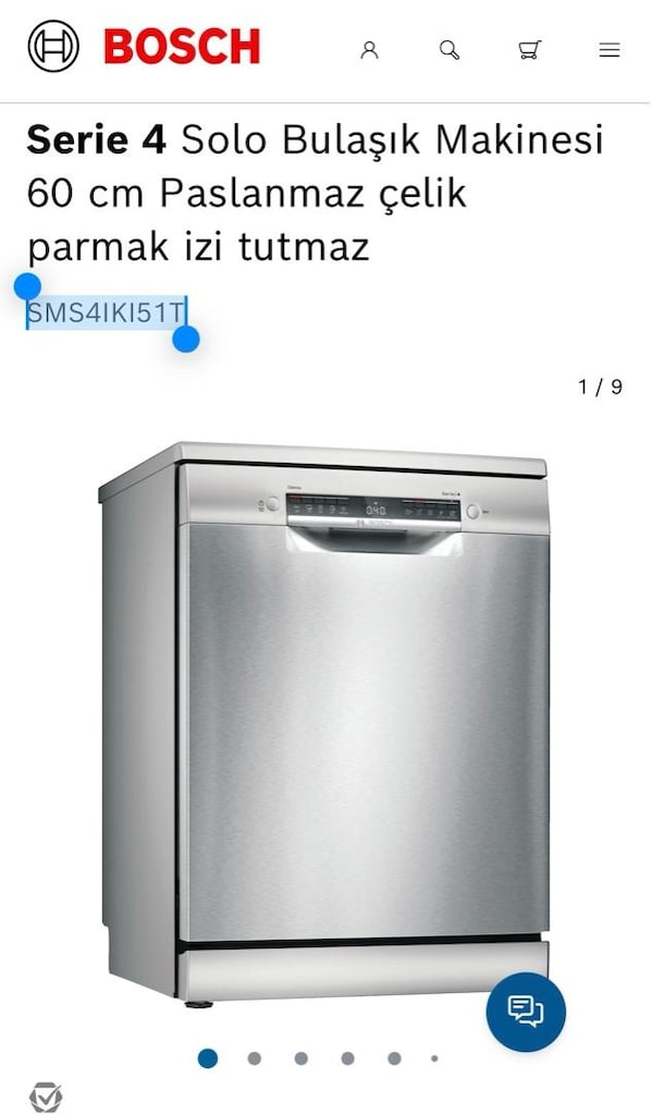 BULAŞIK MAKİNESİ BOSCH - 2