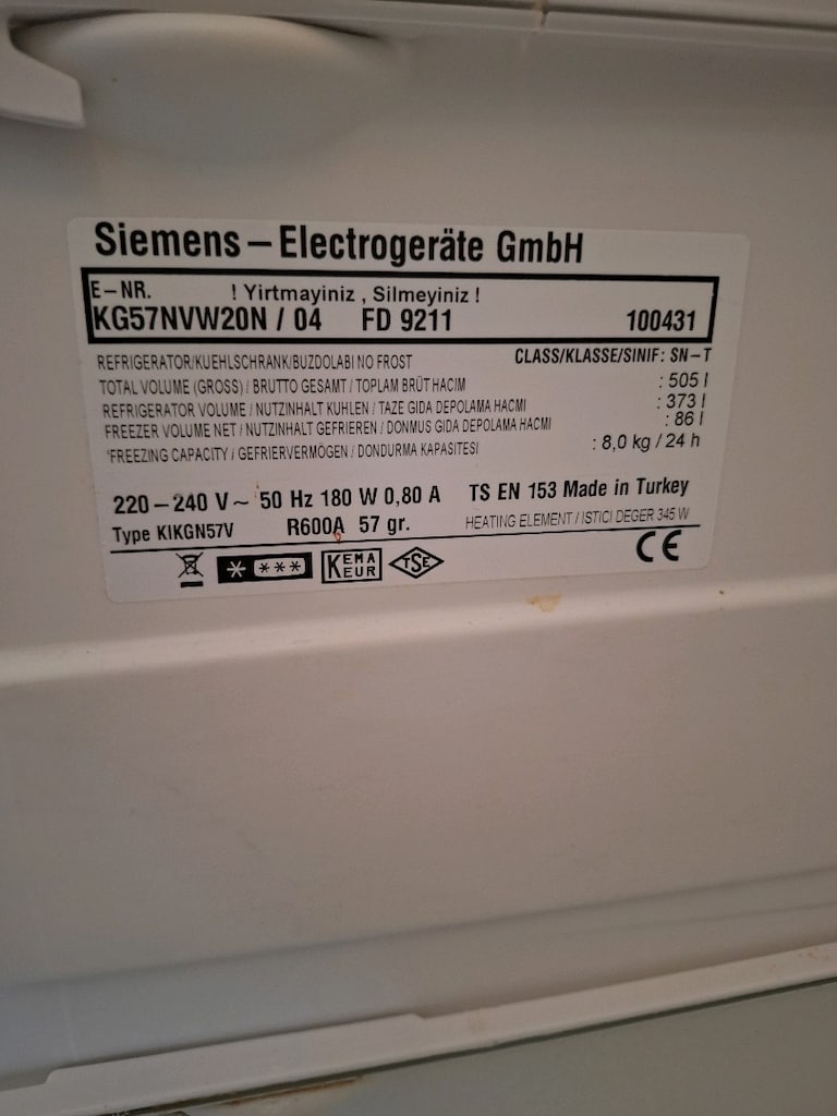 SIEMENS NO FROST BUZDOLABI - 7