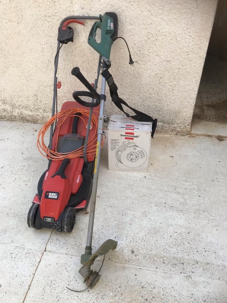 Elektrikli çim biçme-tırpan-50 mt.kablo