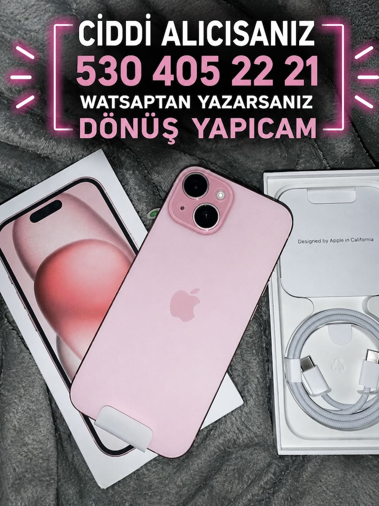 iPhone 15 Yurt içi 128 GB Kutu fatura 23 ay Garantili Nokta Hatasız - 2
