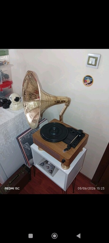 GRAMOFON PİKAP SIFIR KUTULU FATURALI GARANTİLİ ÜRÜN - 4