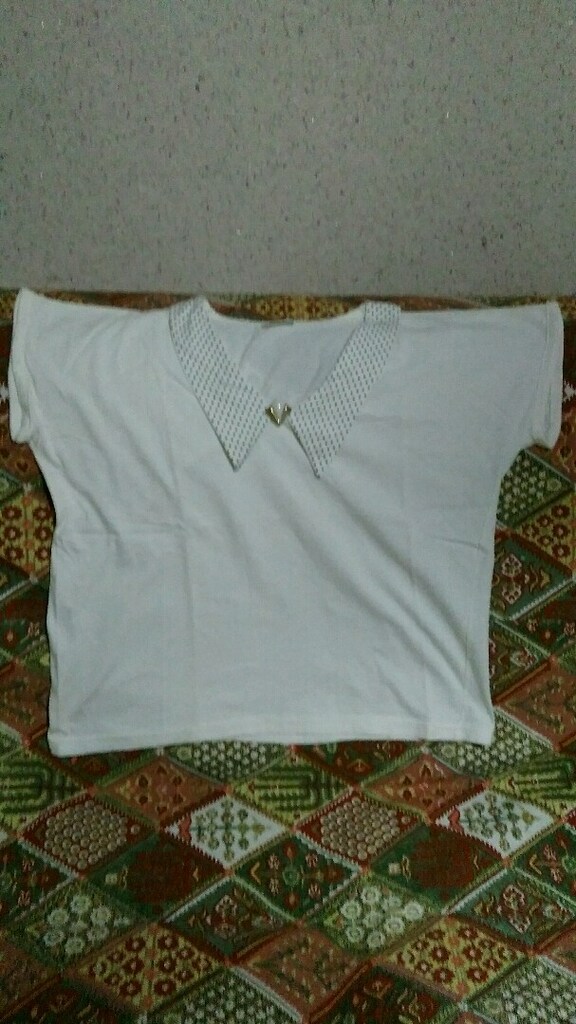 Beyaz renk Bluz M/ L Beden - 10