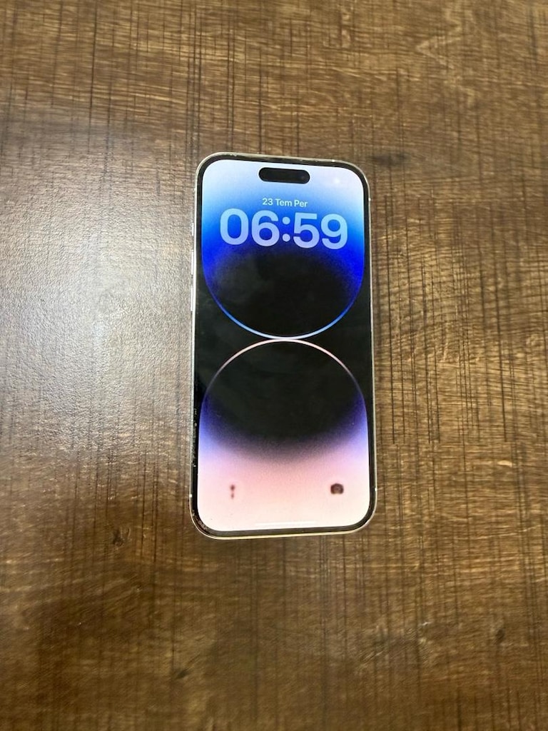 İPHONE 14 PRO 128 GB GÜMÜŞ PİL 93 YURTİÇİ FATURALI HATASIZ DEĞİŞENSİZ - 3