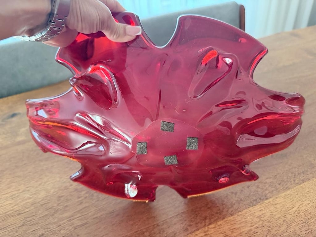 murano alev kırmızı jardinyer - 6