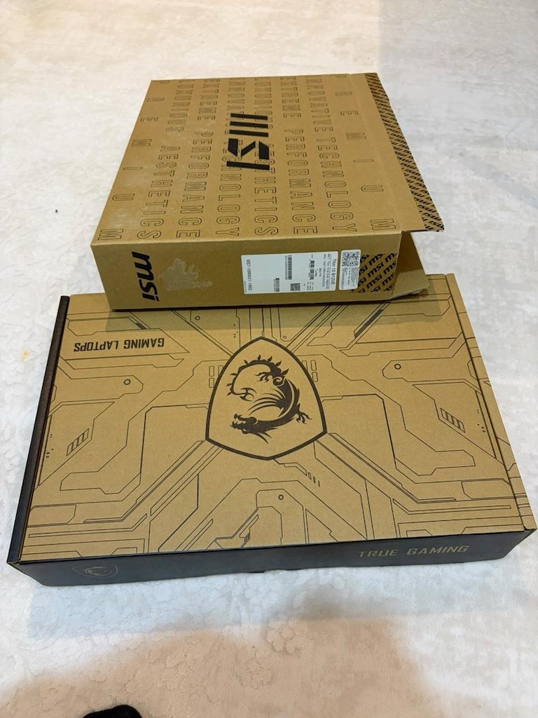 MSI i7 laptop - 12
