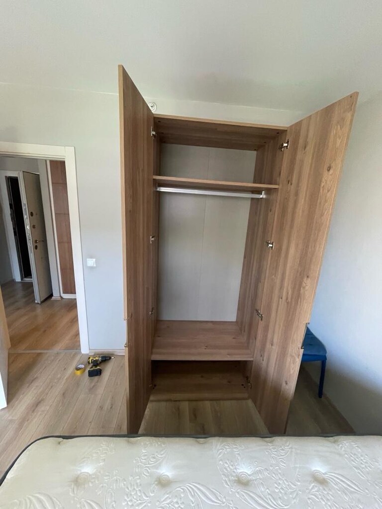 iki kapaklı elbise dolabı 80*220*55cm - 2