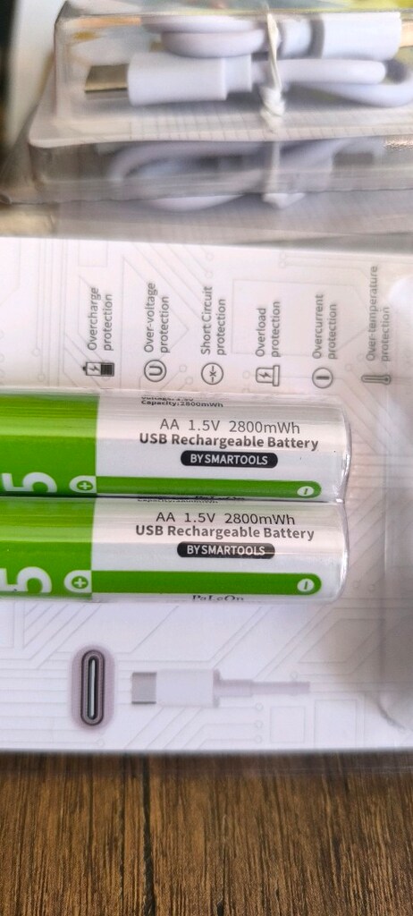 Kendinden şarjlı,2800 mAh kalem pil - 5
