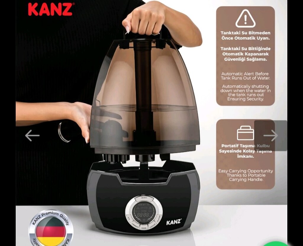 KANZ KNZ-0634 (MH-602) – 5,8 L Ultrasonik Hava Nemlendirici - 9
