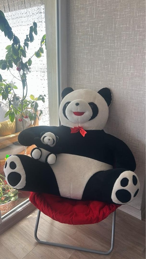 Dev Panda Ayıcık Peluş Oyuncak Temiz - 2