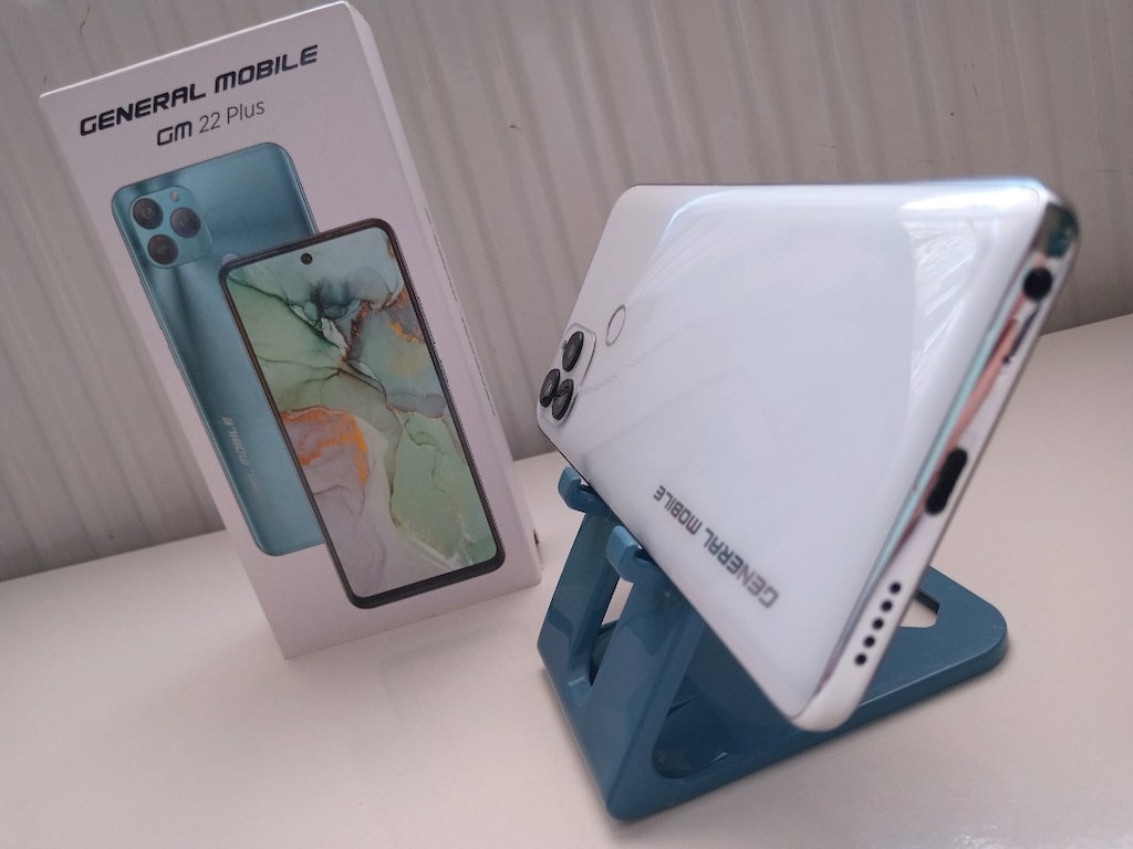 GENERAL MOBİLE GM 22 PLUS BEYAZ RENK 4 GB RAM 128 GB HAFIZA - 4