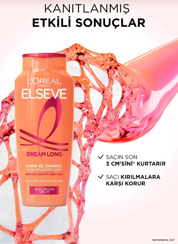 3 Adet Elseve Dream Long Şampuan 400 ml - 4